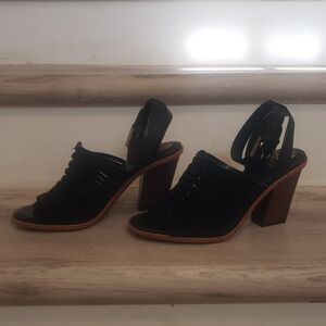 Vince Camuto Frenela Ankle Strap Woven City Sandals Women's Size US8 EU 39